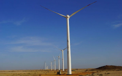 Windkraftanlage Gujarat / Indien